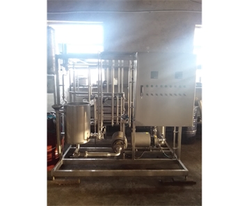 1噸電加熱酸奶巴氏帶閃蒸、均質(zhì)